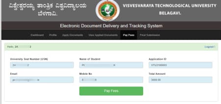 EDDTS Pay Fees