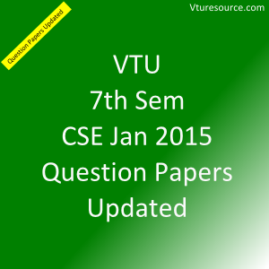 vtu 7th sem civil question papers download