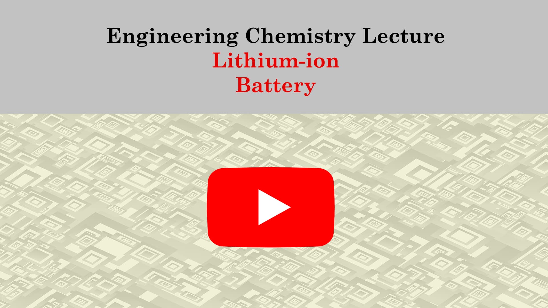 Lithium Ion Battery - Construction & Working | Vtu Engineering Chemistry