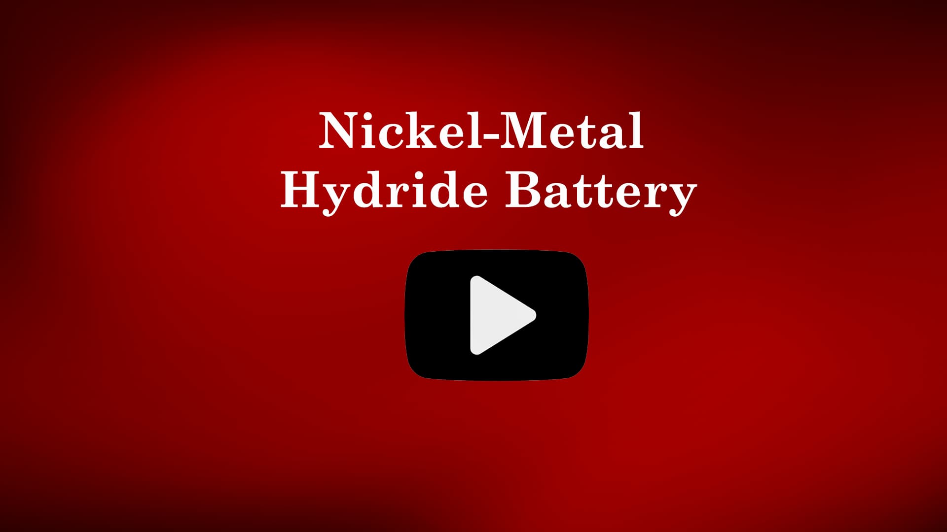 Nickel Metal Hydride Battery - Construction & Working | Vtu Engineering Chemistry