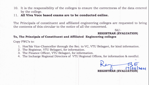 VTU Official Notification on 17th June 2021 page 2