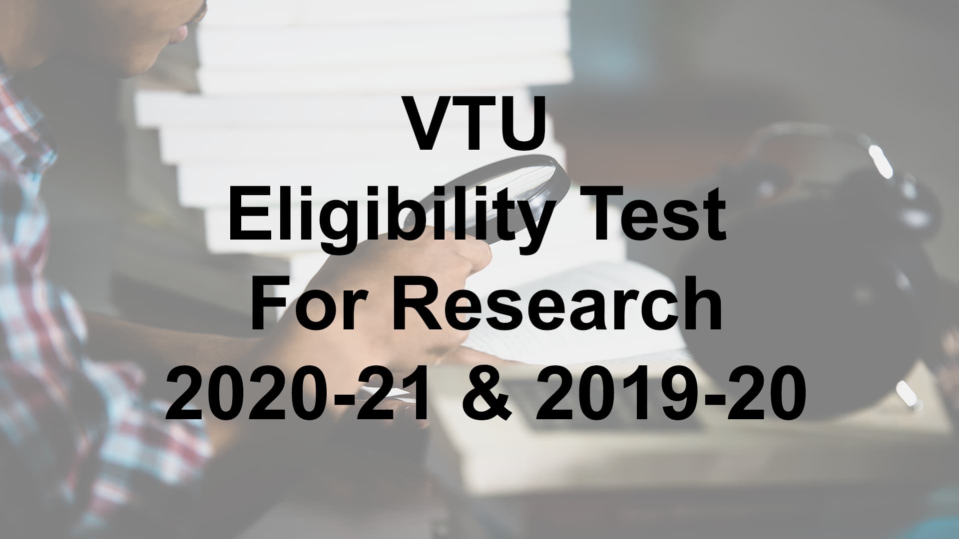 vtu phd eligibility criteria