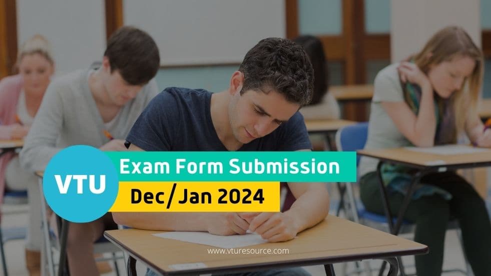VTU Prexam Online Exam Form Submission Dec/ Jan 2024