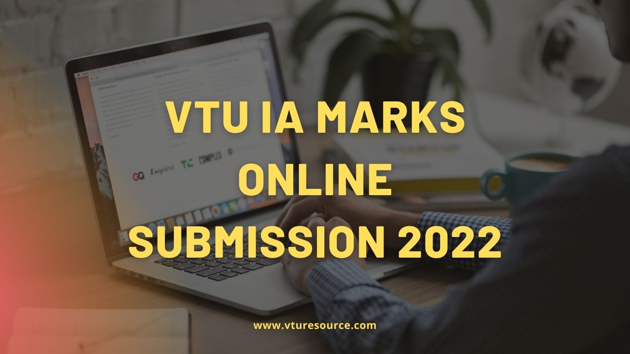 VTU Internal Assessment Marks Online Submission 2023