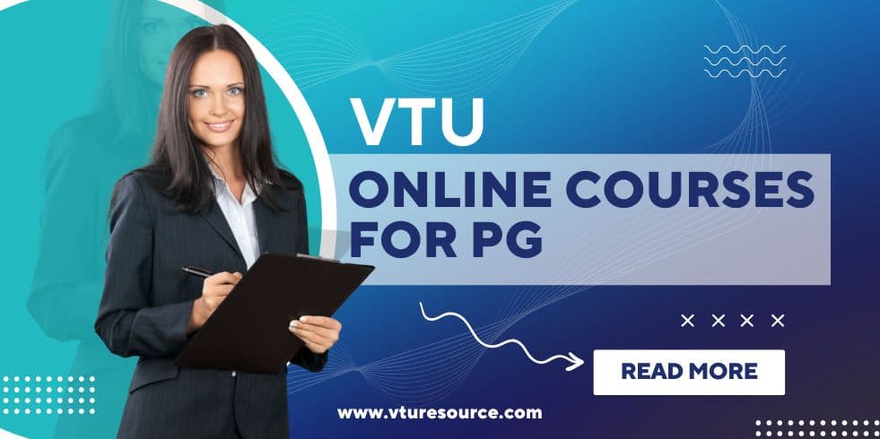 VTU Online Courses 2023 for Post Graduate Students