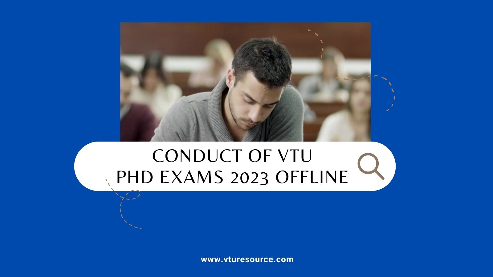 VTU PhD Exams 2023 to be conducted Offline