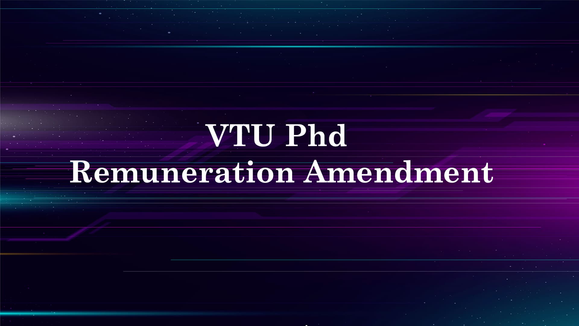 Vtu phd coursework syllabus