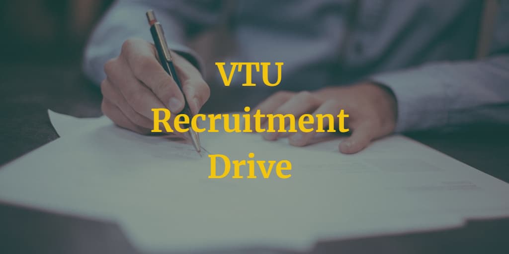 VTU Placement Drive for Kataria Automobiles