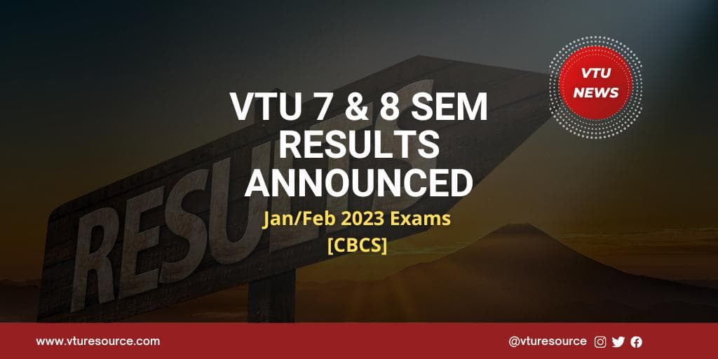VTU Results CBCS & NONCBCS [Updated Now] 2023